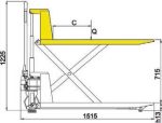 Porta-Paletes Com Elevação de Tesoura PPT1000HL