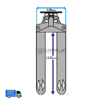 Porta-paletes Galvanizado PSPT2000GDNW