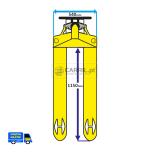 Porta-Paletes Semi-Elétrico PPT1500SE