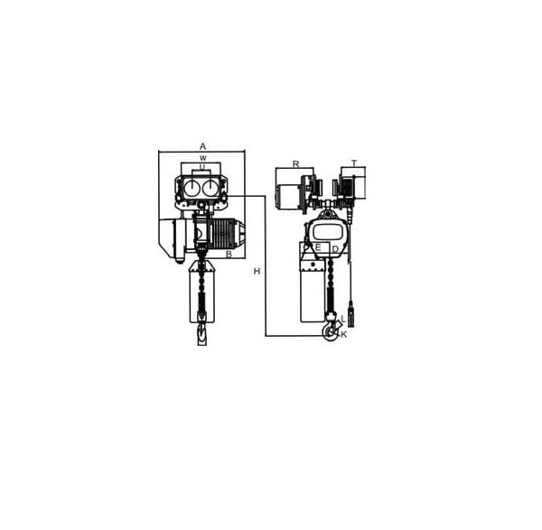 Guinchos Elétricos de Corrente + Carro Elétrico