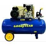 Compressor de Correias Goodyear 100L 10 Bares 3 CV