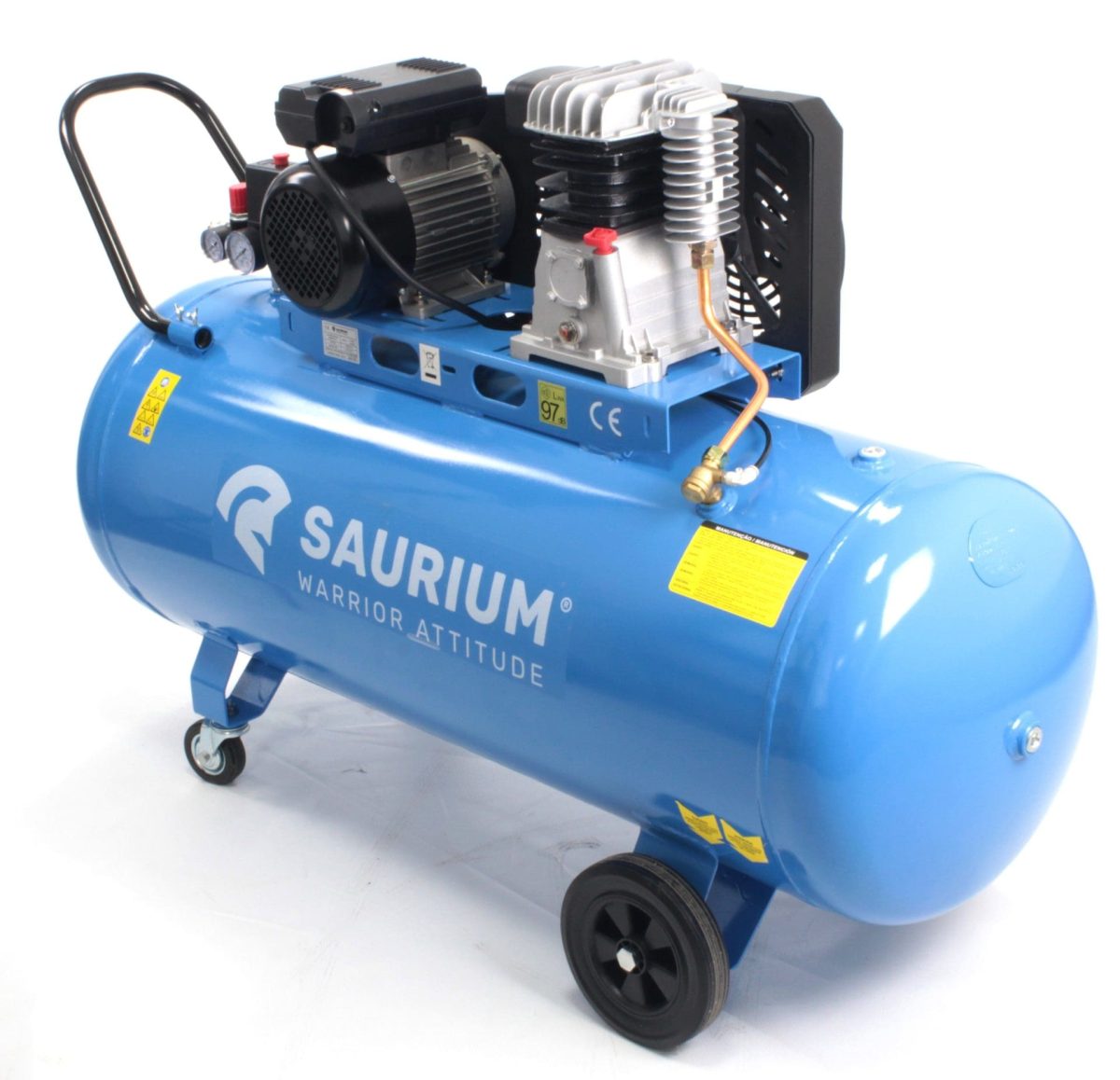 Compressor de Ar 200L, 3HP, 10Bar - SAURIUM