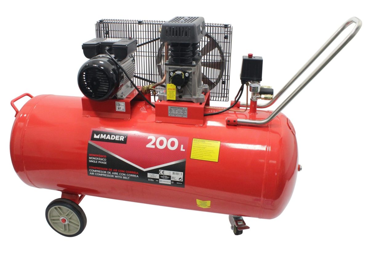 Compressor de Ar Correia, 200L, 3hp